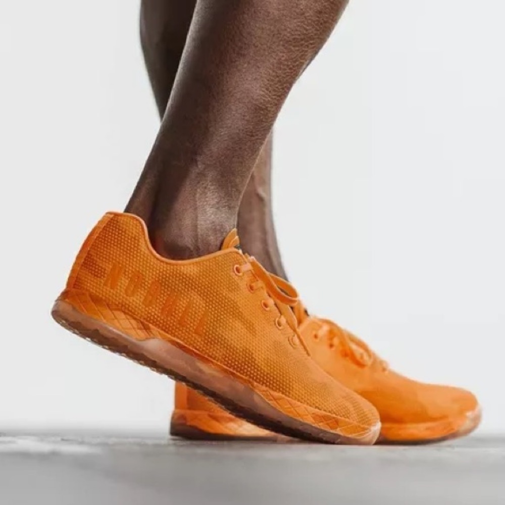 NOBULL Orange Mesh Sneakers